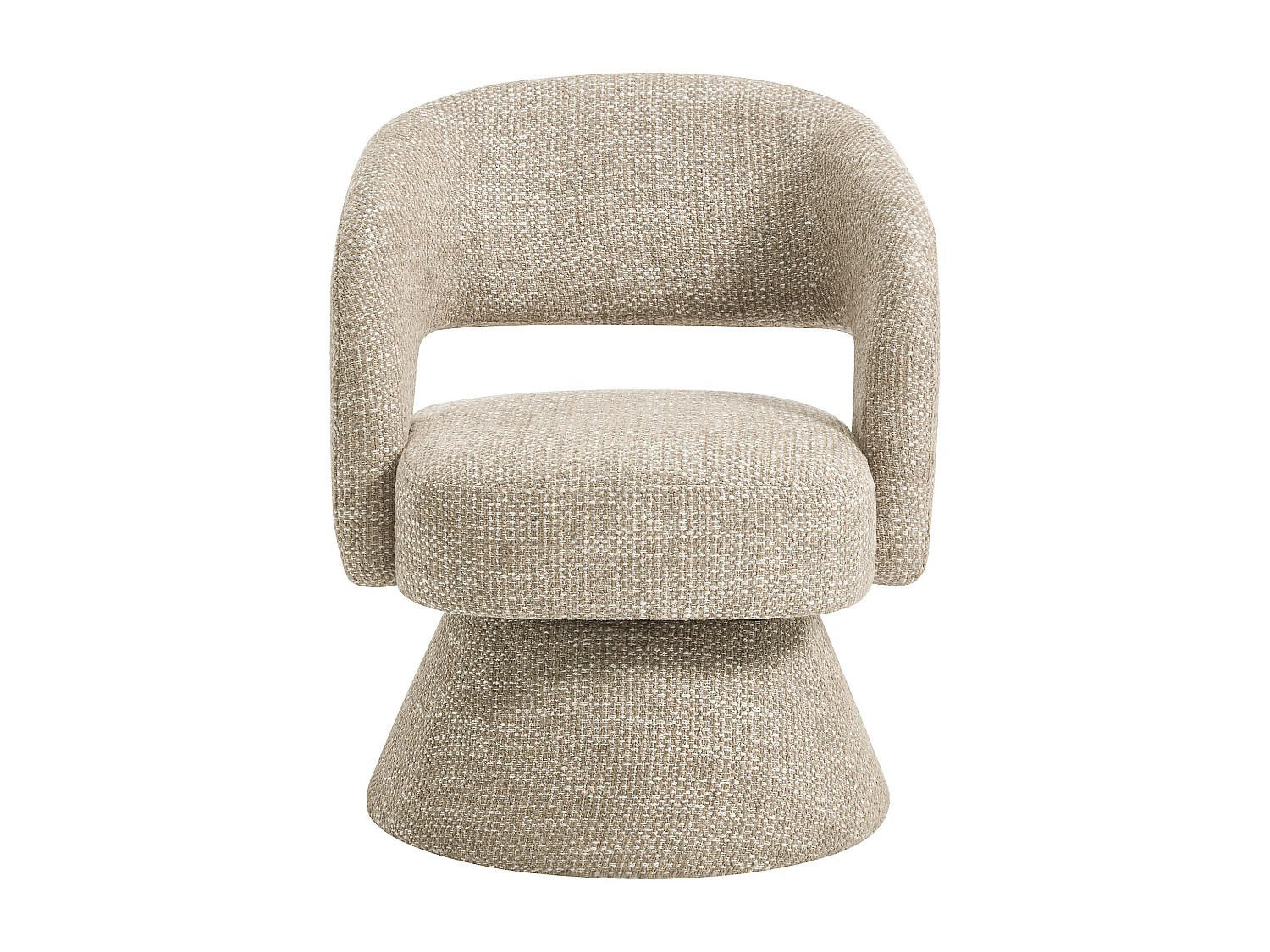 SESSEL mit gerader Rückenlehne - 1 Person - stoff - beige Narolia - Beige, Textil (64/82/71.5cm) - Vente-Unique
