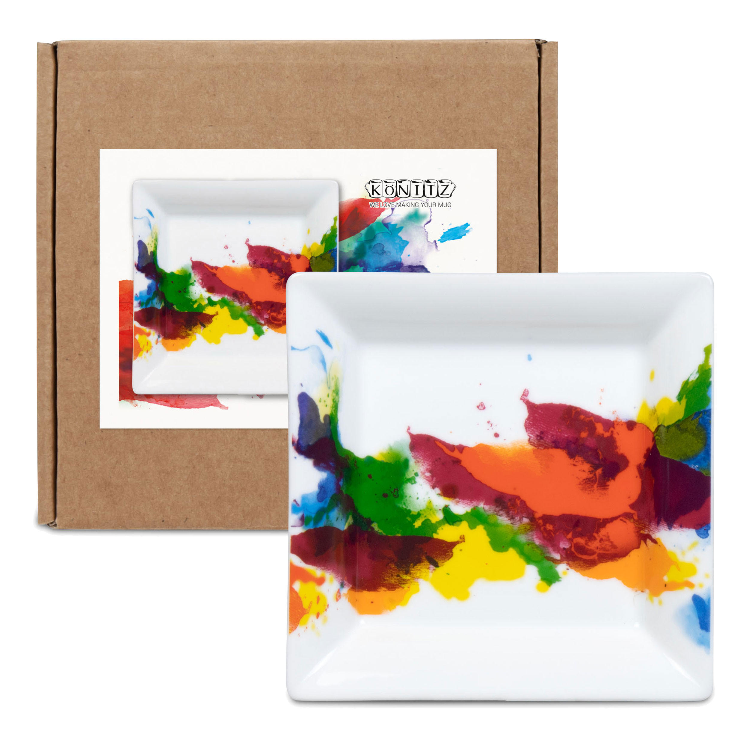 KAFFEEBECHER de Poche On Colour im Geschenkkarton - Naturfarben, Keramik (0.4L) - Könitz