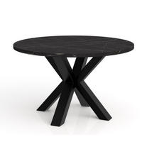 TISCH Schwarz NEO Rund 75 cm - Schwarz Hochglanz/Schwarz, Holzwerkstoff (75/75/45cm) - Sepro Meble
