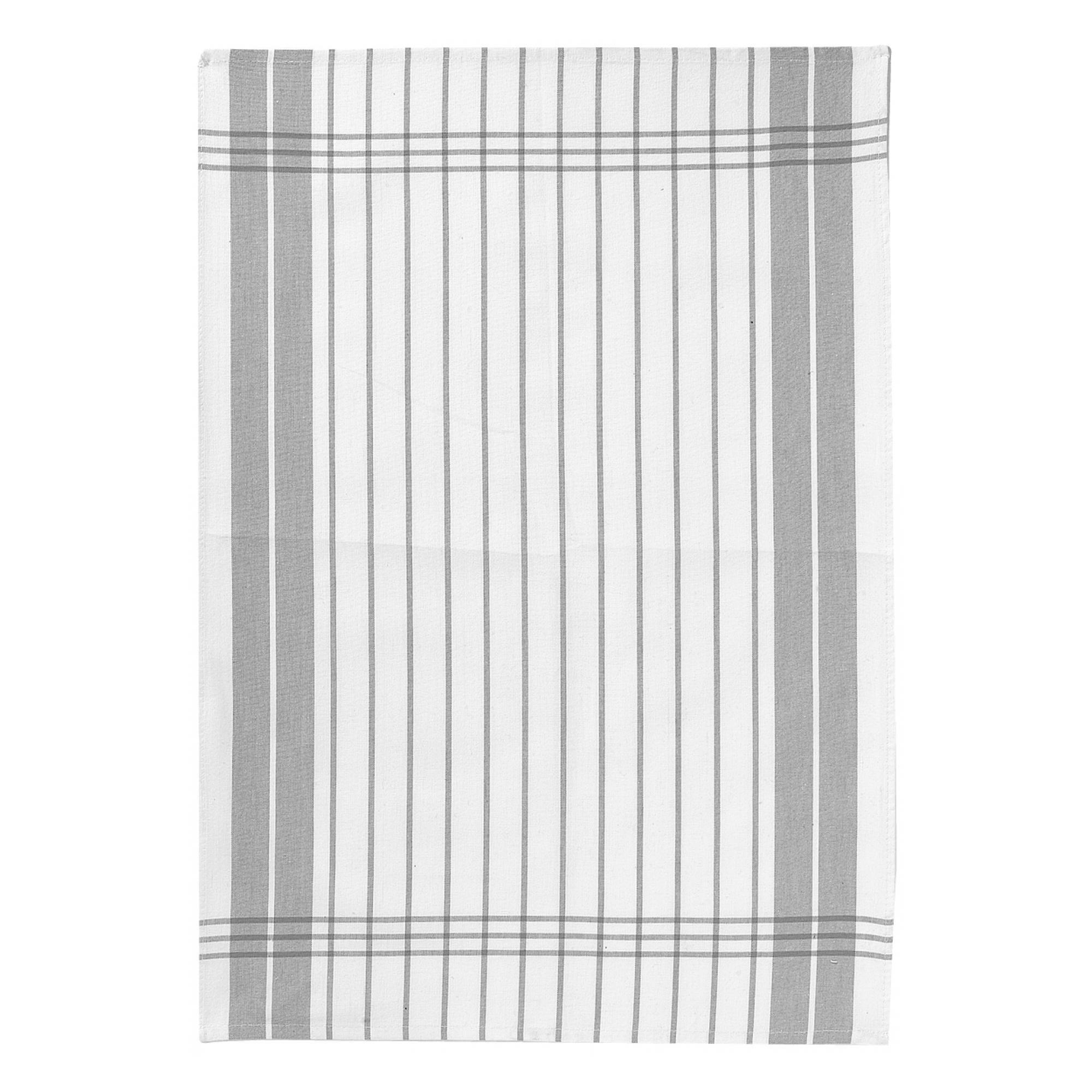 GESCHIRRTUCH Petites Rayures grau 50 x 70 cm - Grau, Textil (70/50cm) - Winkler