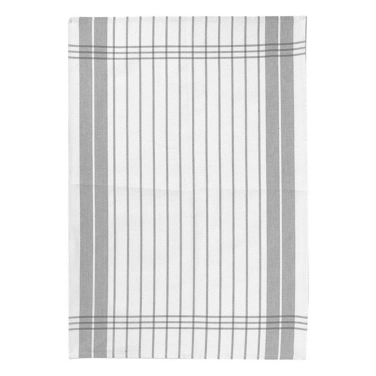 GESCHIRRTUCH Petites Rayures grau 50 x 70 cm - Grau, Textil (70/50cm) - Winkler