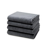 HANDTUCH Sensual Skin 4er-Set - Dunkelgrau, Textil (50/100cm) - Ross
