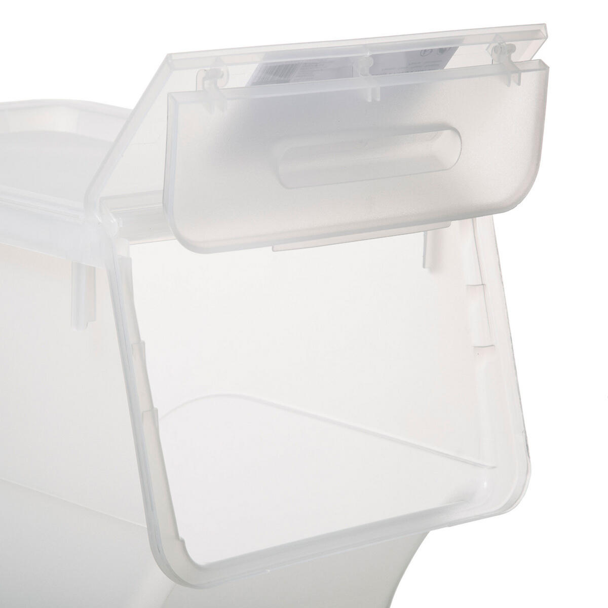 AUFBEWAHRUNGSBOX mit Frontöffnung, PP-Kunststoff, Transparent, 24 L - Transparent, Kunststoff (28.5/31/43.5cm) - 5five Simply Smart
