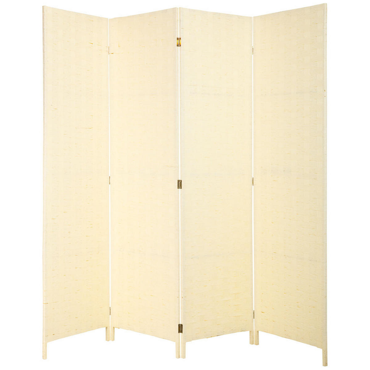 PARAVENT aus geflochtenem Papier mit 4 PANEELE, 3x180cm - Beige, Papier (200/180/3cm) - Wanderlust