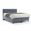 BOXBETT Milo Blau 180/200 cm - Blau/Schwarz, Holz/Holzwerkstoff (180/200cm) - Maison de Reve