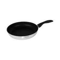PFANNE Bratpfanne 28 cm Edelstahl Induktion - Edelstahlfarben, Metall (28cm) - KLAMER