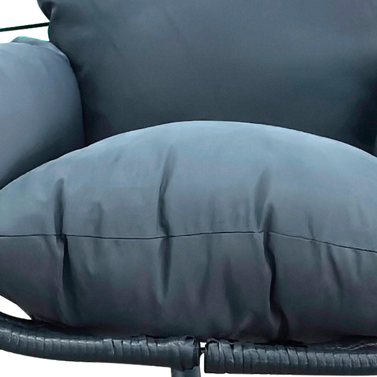 HÄNGESESSEL SHELLY Grau - Grau, Kunststoff (95/195/95cm) - SVITA