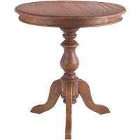 BEISTELLTISCH rund 70 cm Holz Braun - Braun, Holz (70/70/76cm) - CLP