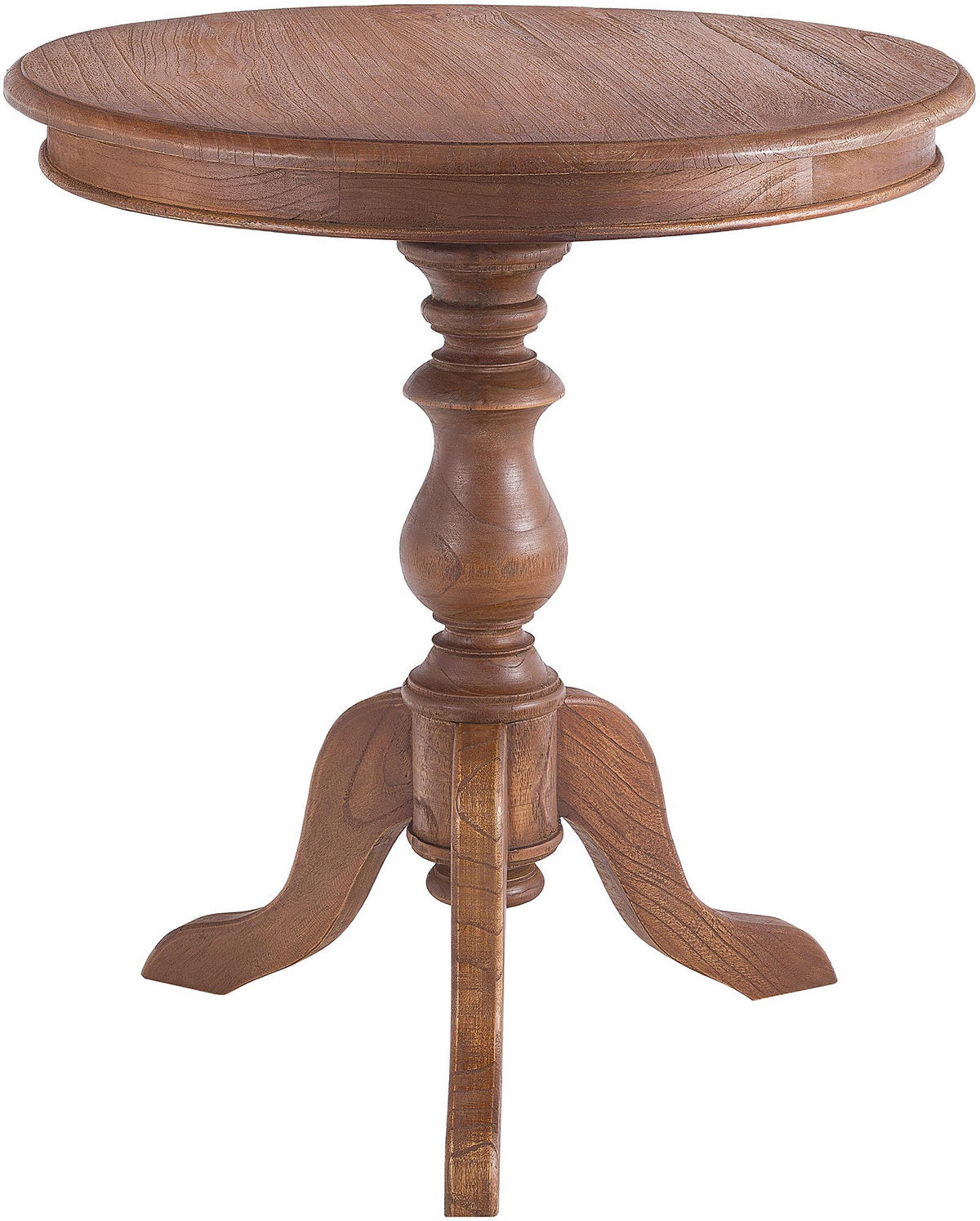 BEISTELLTISCH rund 70 cm Holz Braun - Braun, Holz (70/70/76cm) - CLP