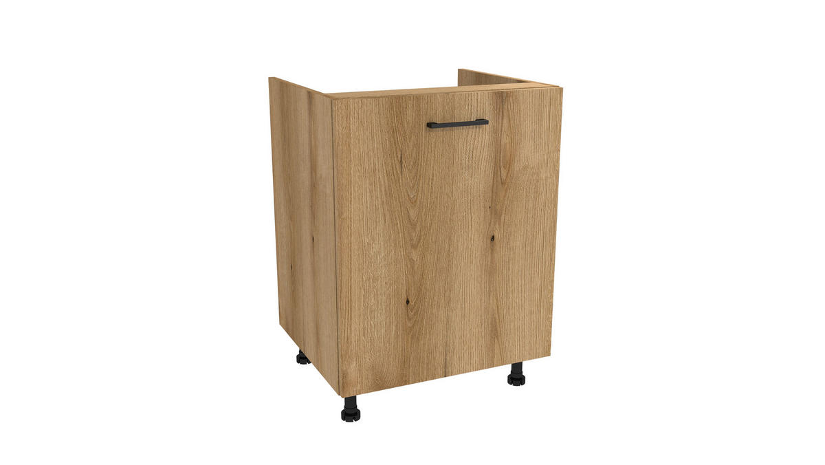 WINKELKÜCHE 240x180 cm mit Arbeitsplatte - SIMPLY Z7 - in Kaschmir / Eiche - Kaschmir/Eichefarben, Holz (240/212/53cm)