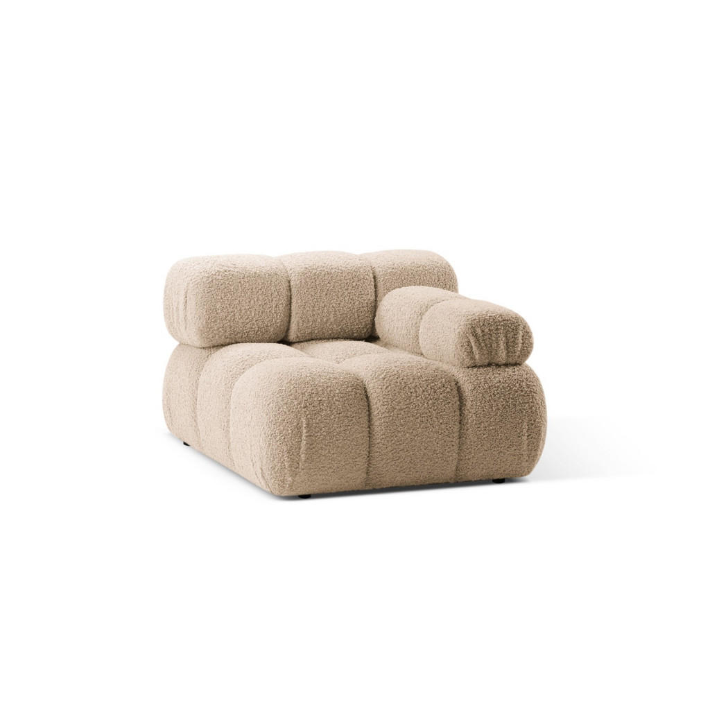 Thumbnail - Micadoni Modul, Sand, Textil, 1-Sitzer, 94x70x94 cm, Hergestellt in Europa, Wohnzimmer, Sofas & Couches, Sofas, Modulsof...