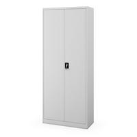 AKTENSCHRANK Jan H 220 - Grau, Metall (90/220/40cm) - Jan Nowak