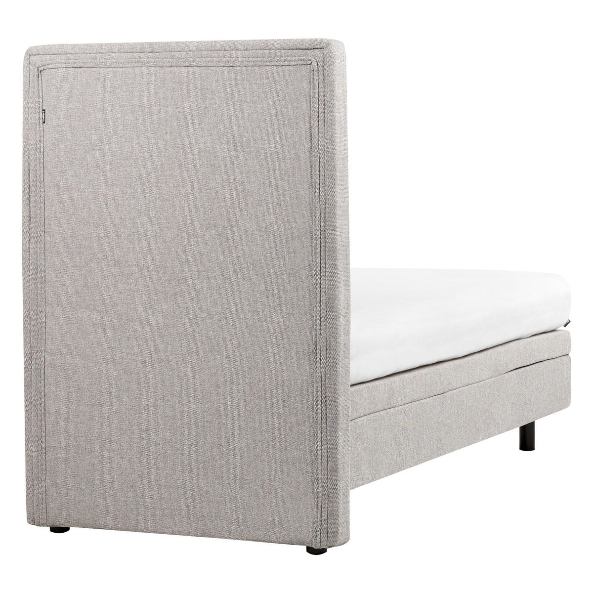 BETT 80/200 cm Hellgrau Duke II - Hellgrau, Textil (80/200cm) - Beliani