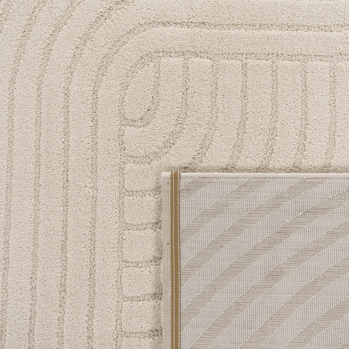 KURZFLORTEPPICH 240/330 cm Aura 701 - Creme, Textil (240/330cm) - Paco Home
