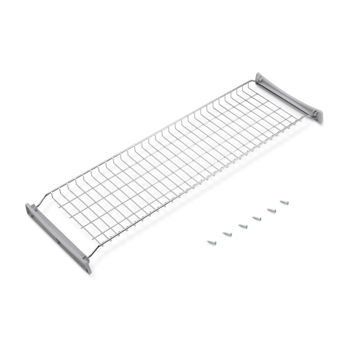 ABTROPFGESTELL Suprastar für hohe Module, 900, Stahl, Verchromt - Chromfarben, Metall (27.2/10/87cm) - EMUCA