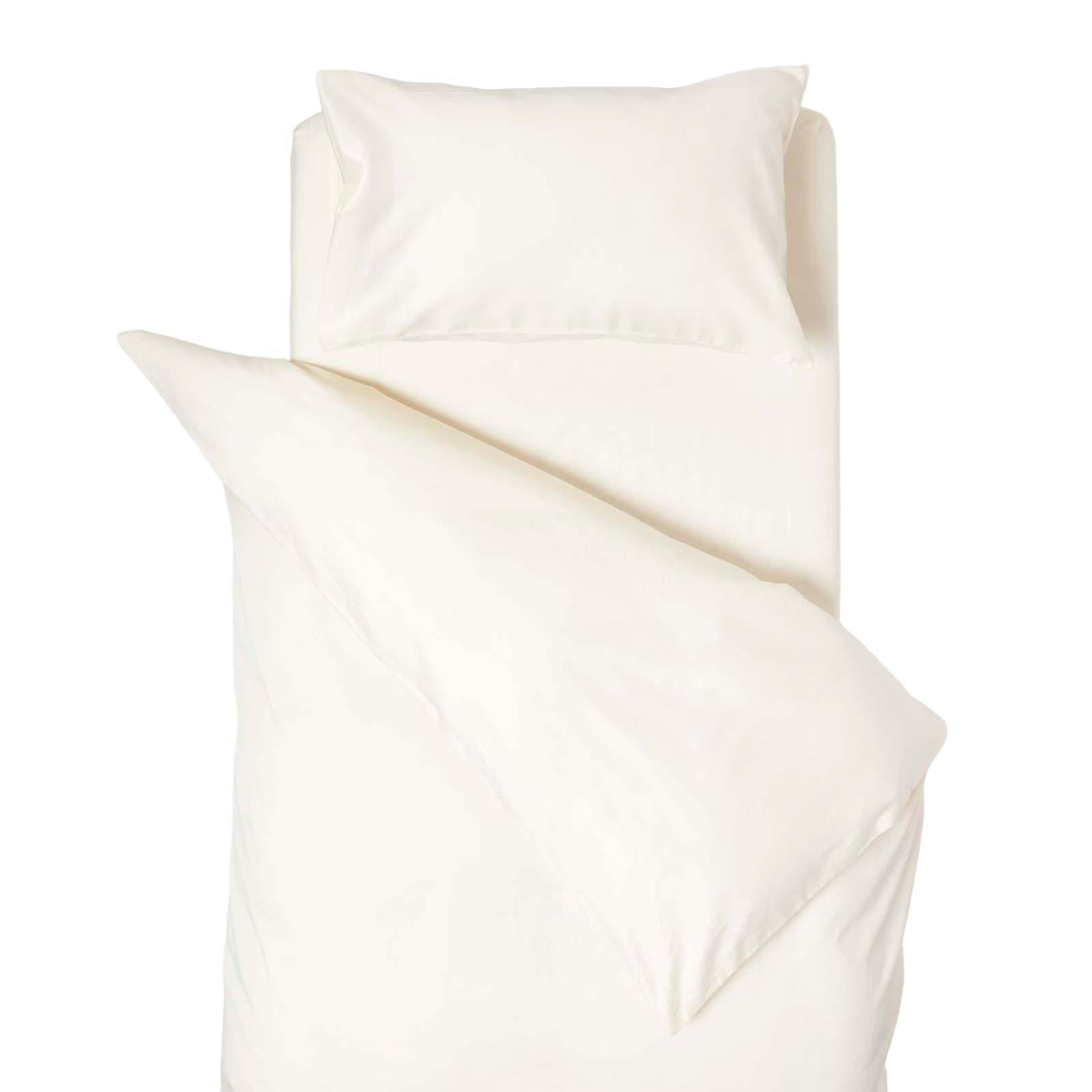 KINDERBETTWÄSCHE Bio-Baumwolle - Creme, Textil (120/150cm) - Homescapes
