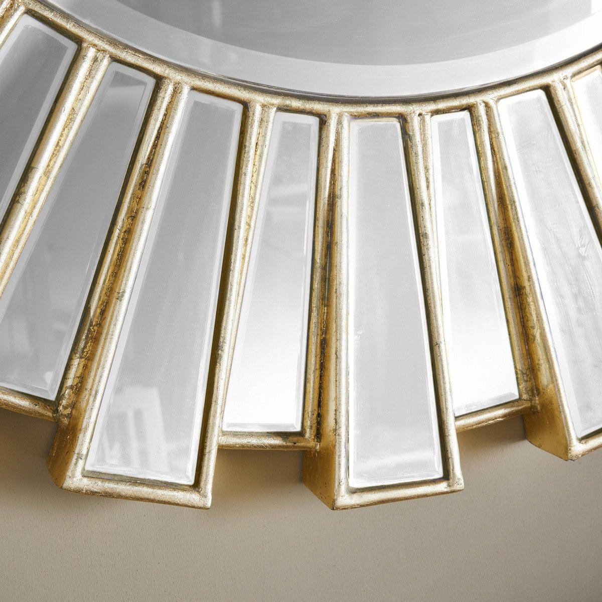 SONNENSPIEGEL goldfarben aus Glas Ø 130 cm - Goldfarben, Glas (7/130/130cm) - Signature