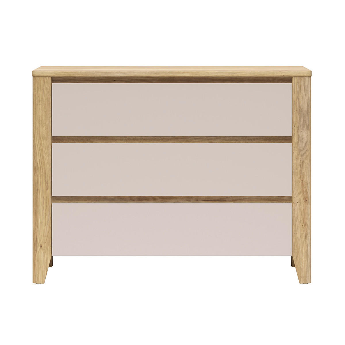 KOMODA Samara Drevo - hnedá, kompozitné drevo (116.5/90/42.5cm) - Petits-meubles
