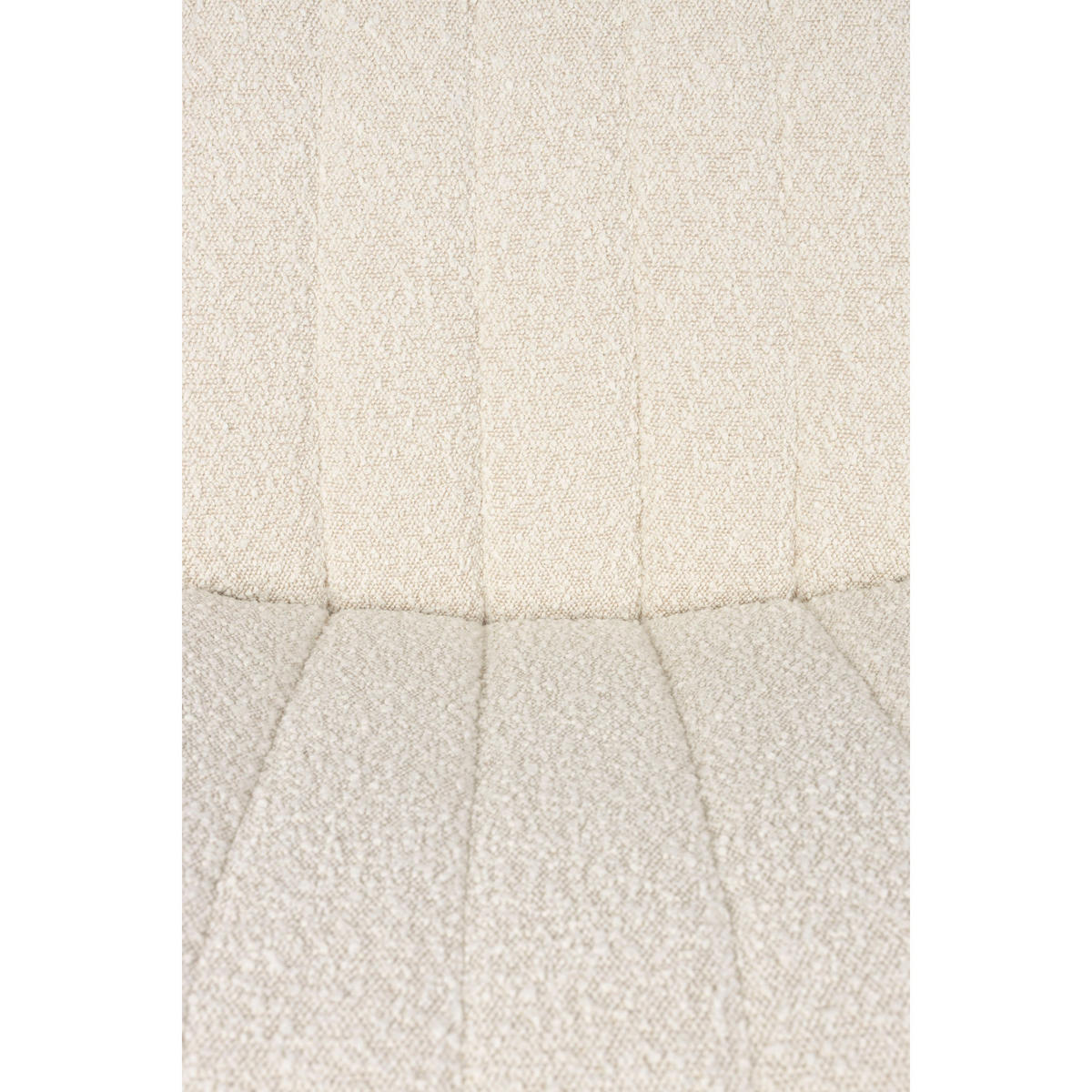 SESSEL Jax Bouclé Weiß - Creme/Weiß, Textil (68/85/79cm) - Housecraft Living