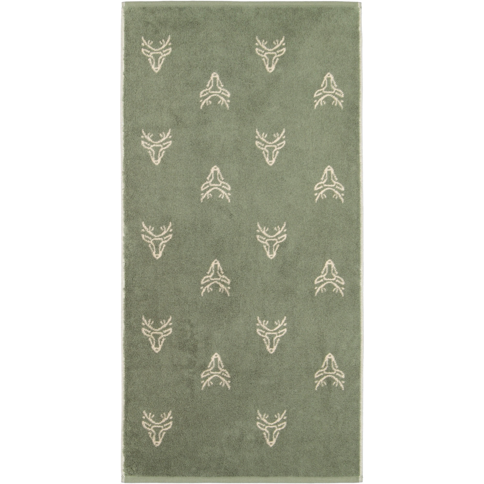 GÄSTETUCH ALPENCHIC EDITION ALLOVER 6229 ZIRBE - 43 - Grün, Textil (30/50cm) - Cawoe