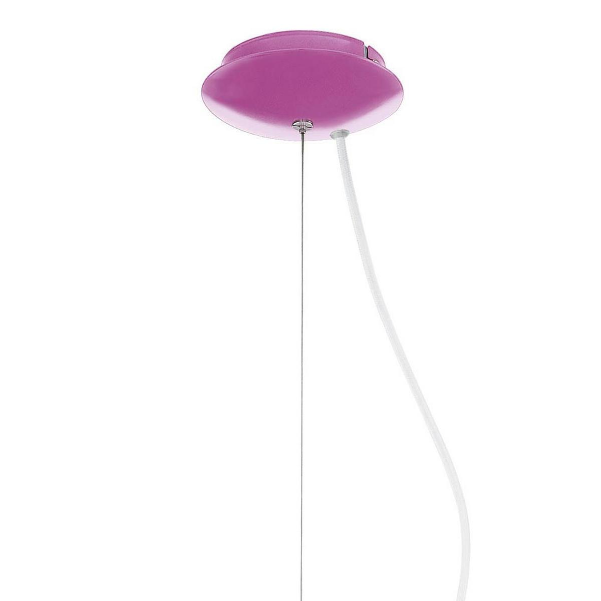 LED HÄNGELEUCHTE Kunststoff Lila - Lila, Kunststoff/Metall (38/38/110cm)
