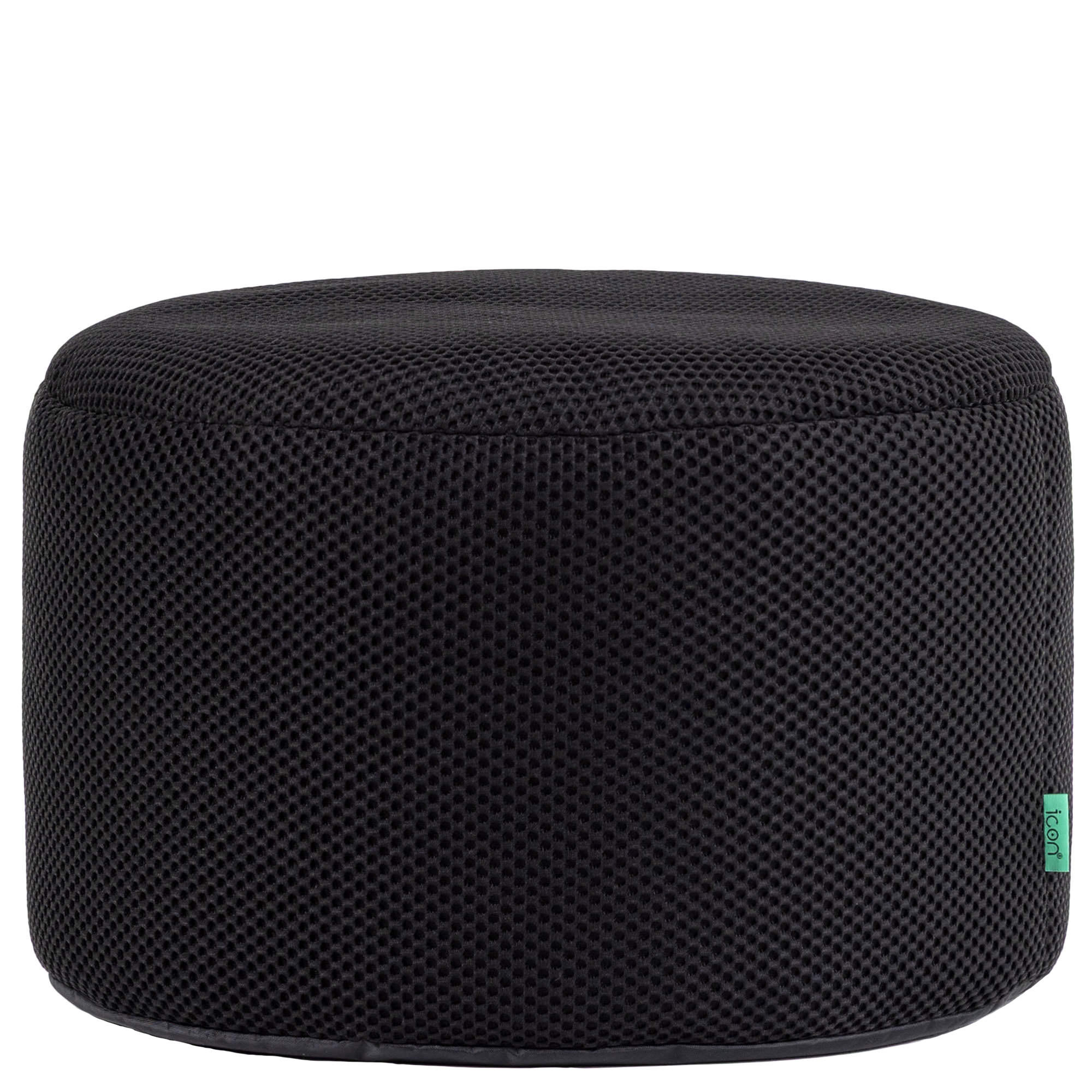 POUF Techmesh Gaming - Schwarz, Textil (47/36/47cm) - icon