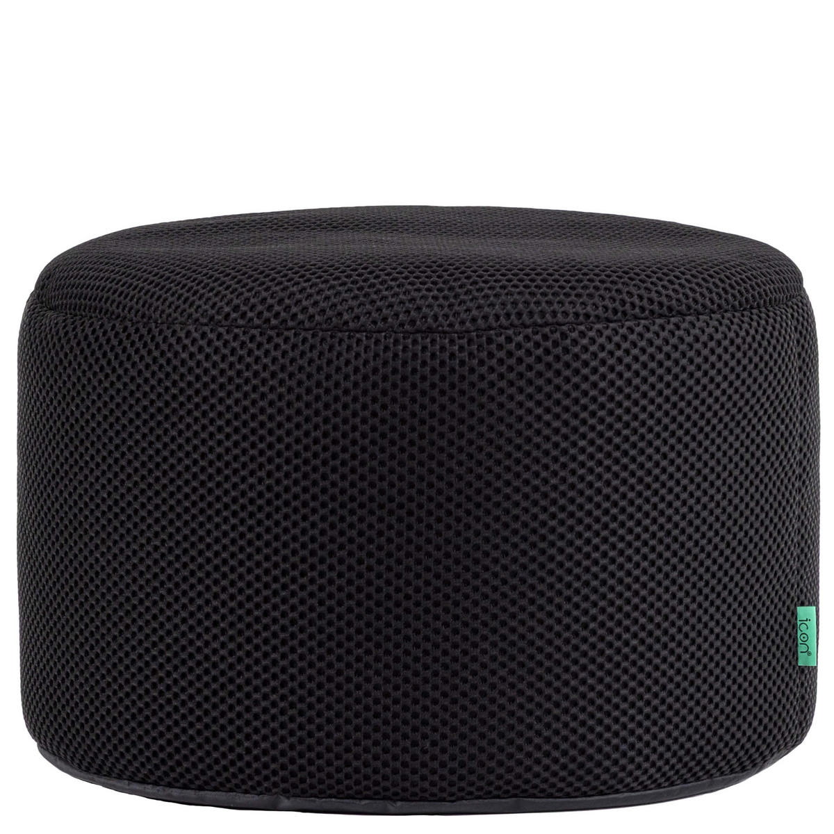 POUF Techmesh Gaming - Schwarz, Textil (47/36/47cm) - icon