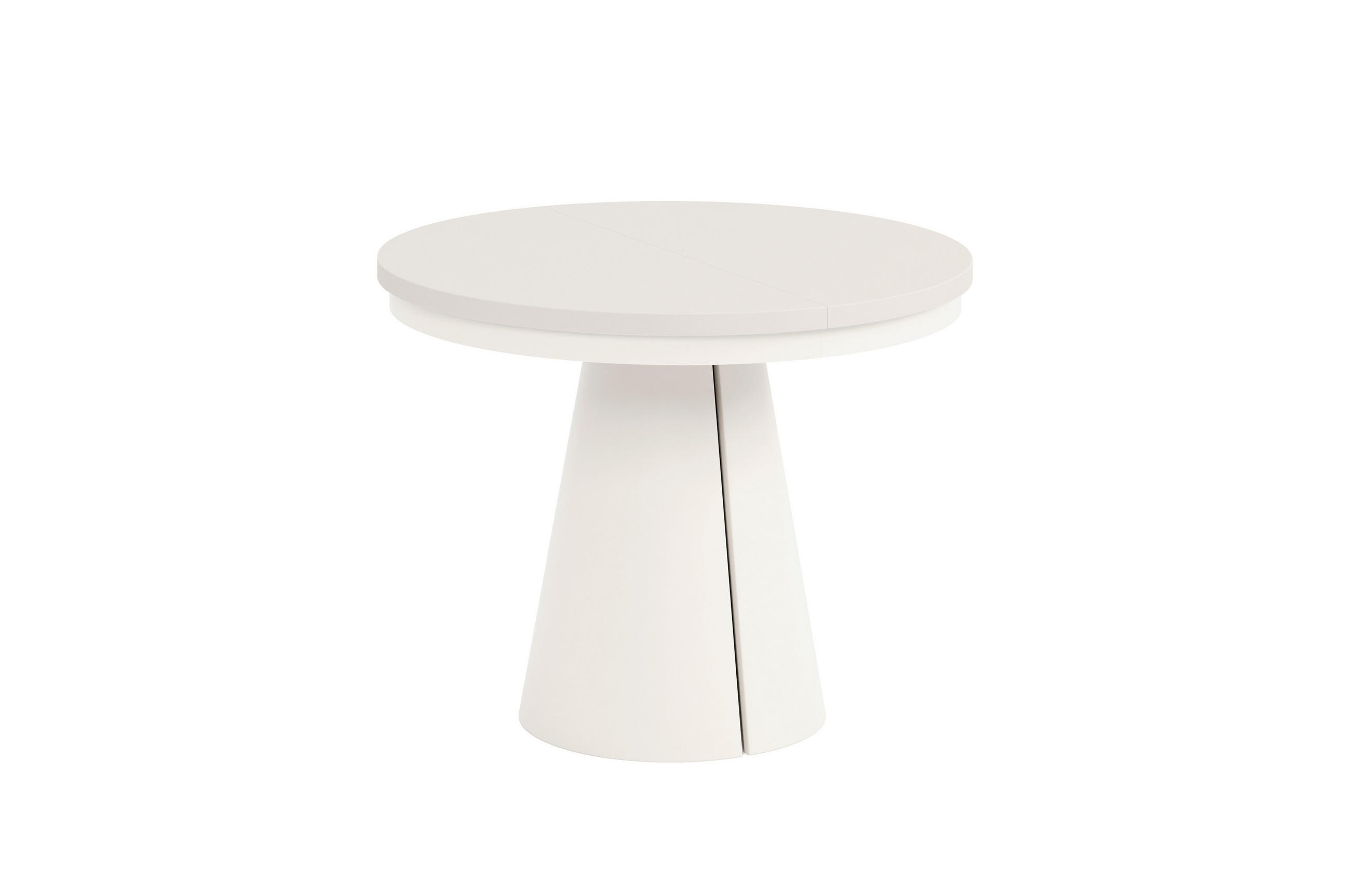 ESSTISCH CALMA Bis - Kaschmir/Beige, Holzwerkstoff/Metall (100/100/76cm) - Meblini