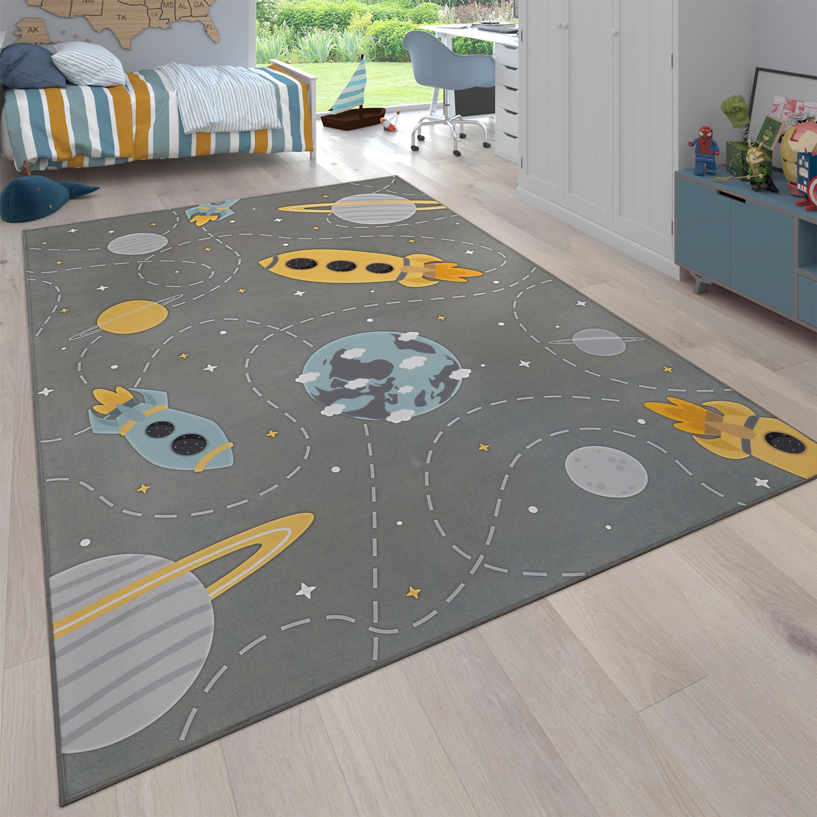 KINDERTEPPICH 200/200 cm Bino 584 - Grau, Textil (200/200cm) - Paco Home