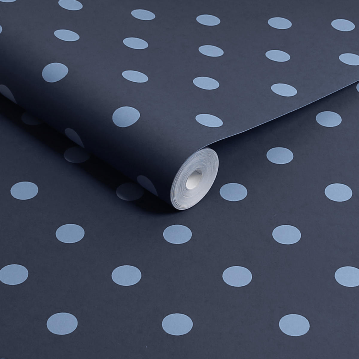 VLIESTAPETE Button Spot - Blau, Papier/Kunststoff (52/1000cm)