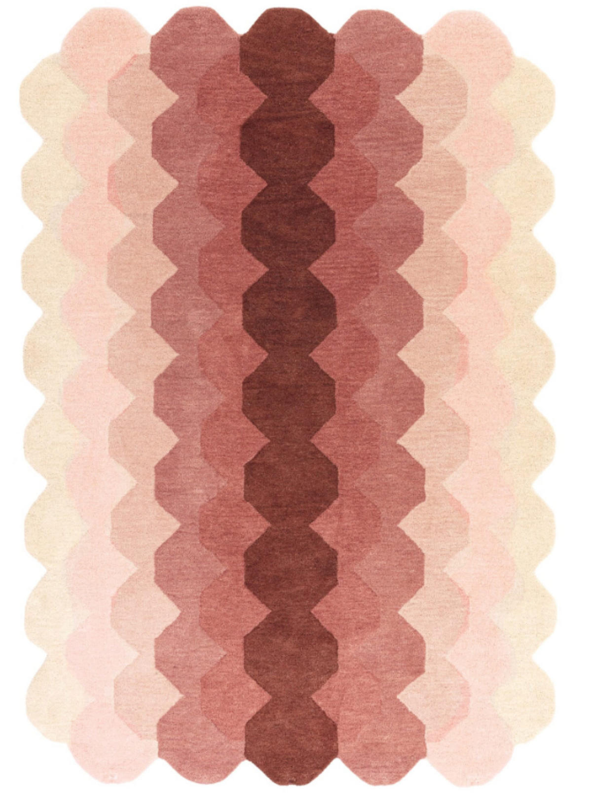 TEPPICH modern handgetuftet KERNEL Rosa 200 x 290 cm - Pink, Naturmaterialien (200/290cm) - Novatrend