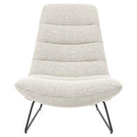 SESSEL Forgents Creme - Creme, Textil/Metall (82.5/97/93cm) - Selsey