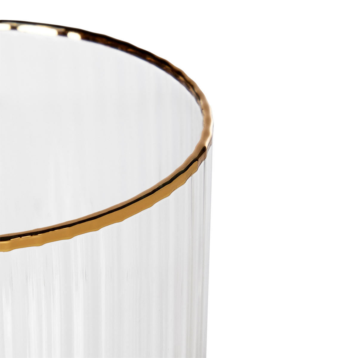 LONGDRINKGLÄSER (4er Set) Golden Twenties 500 ml - Transparent, Glas (0.5L) - Butlers