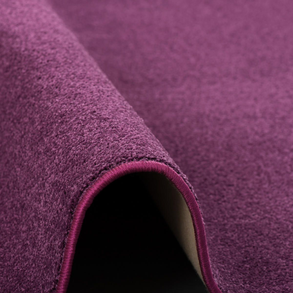 HOCHFLOR VELOURS TEPPICH LUNA - Lila, Textil (200/300cm) - Snapstyle