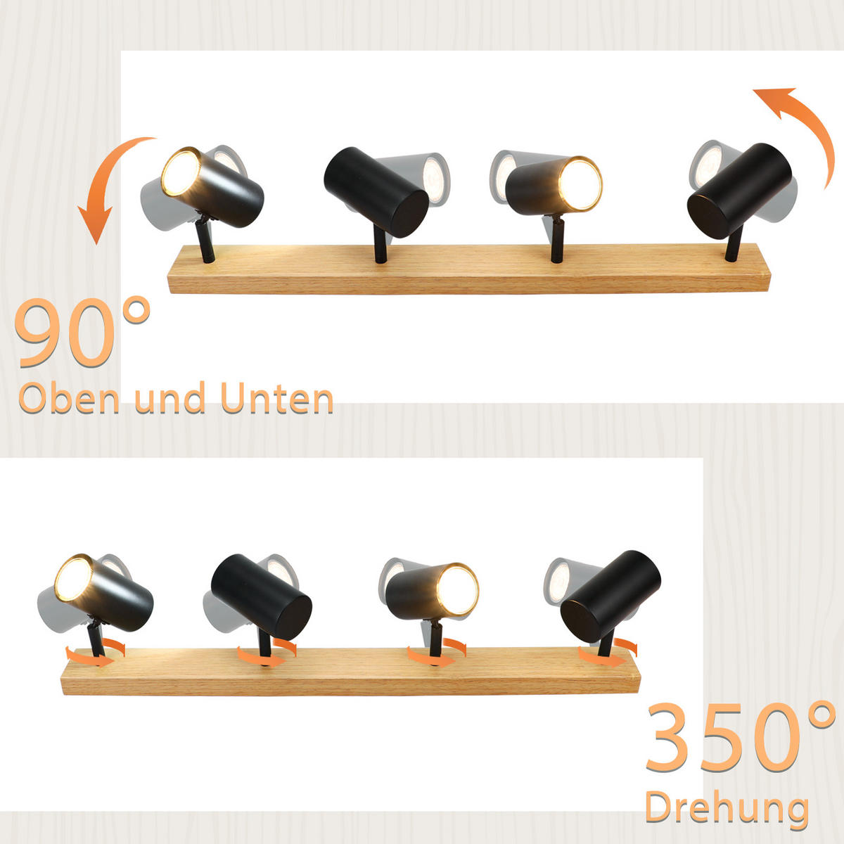 WANDLEUCHTE Martz - Schwarz, Metall (49.5/14.3/10.5cm) - Nettlife