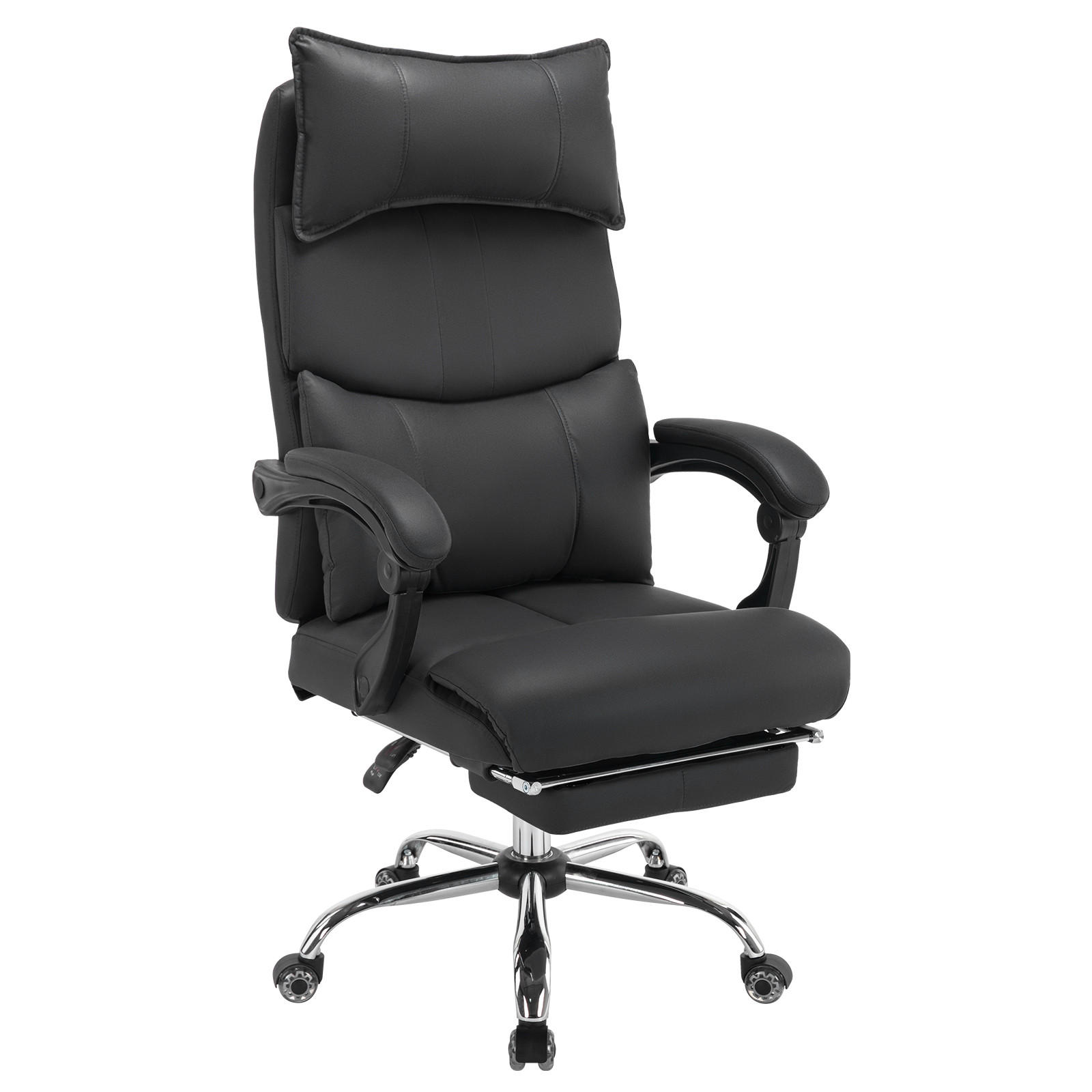 ComfortXL Chefsessel Schwarz 65x120x48 cm