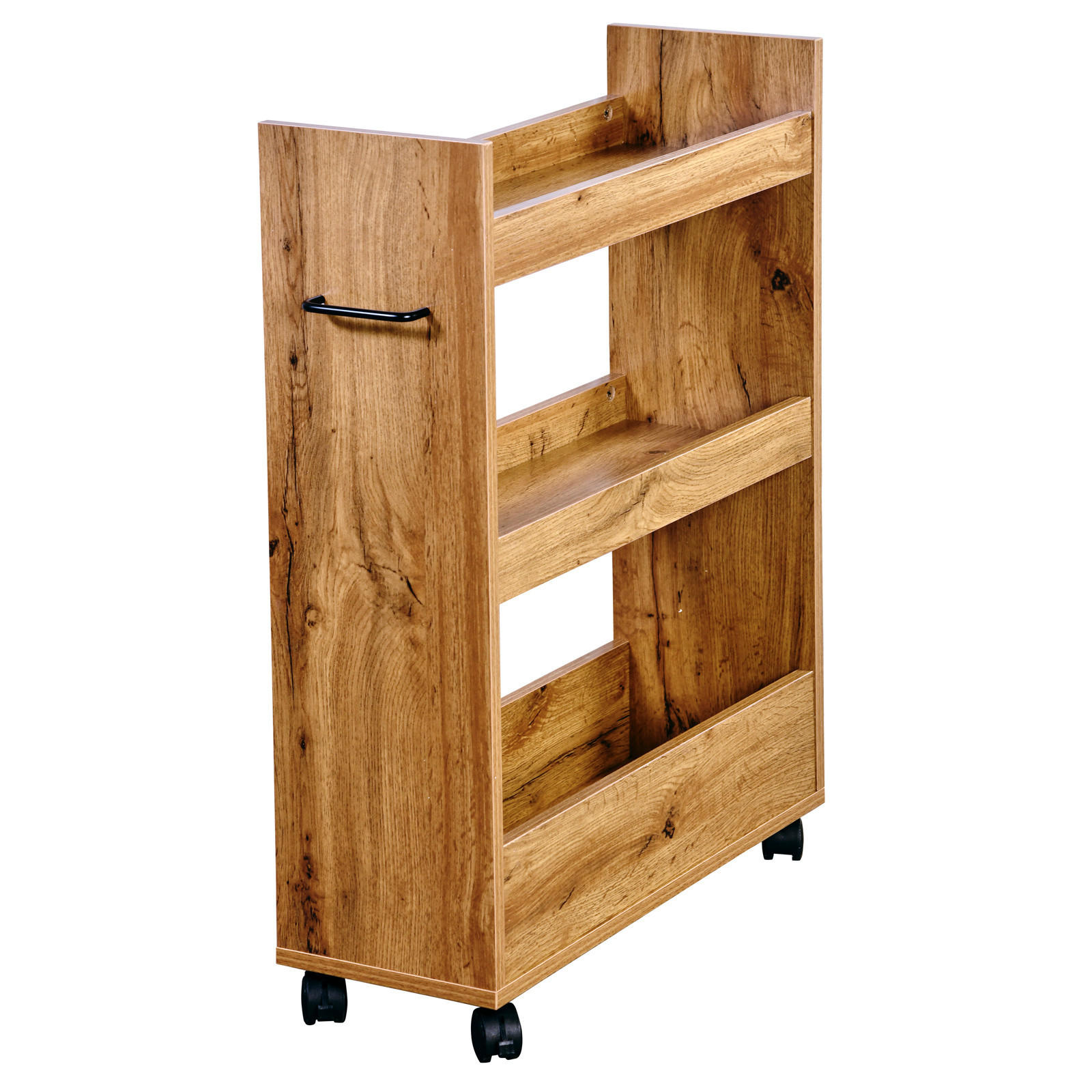 KÜCHENREGAL Sonoma-Eiche Braun 60/22/78 cm - Braun, Holzwerkstoff (22/78/60cm) - Kesper