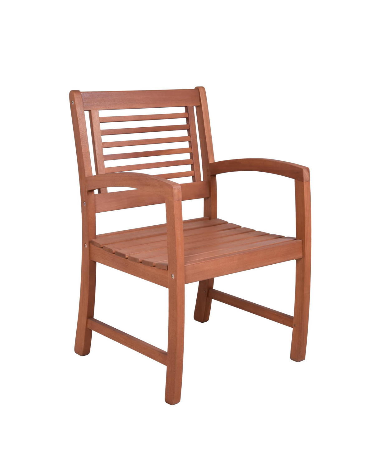 GARTENSTUHL Fulda Relaxsessel - Braun, Holz (56/90/59cm) - DELUKE