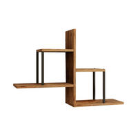 WANDREGAL 89/22/62 cm - Braun, Holz (89/62/22cm) - Mobili Rebecca
