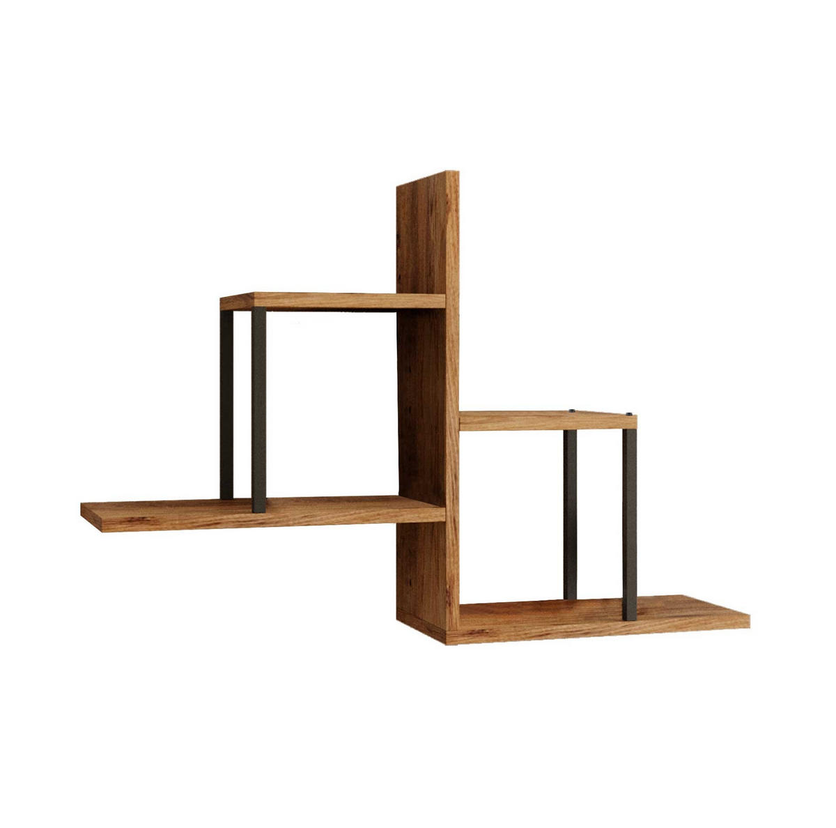 WANDREGAL 89/22/62 cm - Braun, Holz (89/62/22cm) - Mobili Rebecca