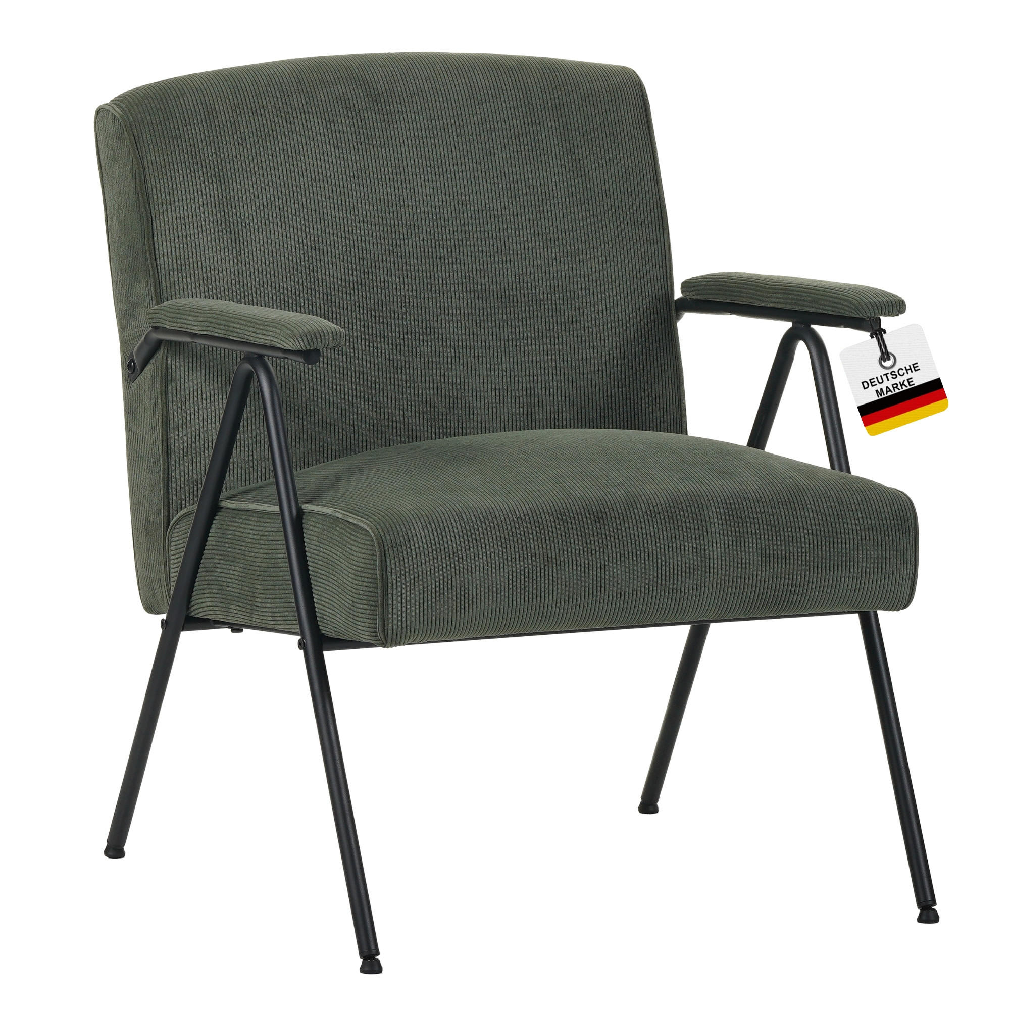 RELAXSESSEL STANFORD - Grün, Textil (64/71/79cm) - Albatros