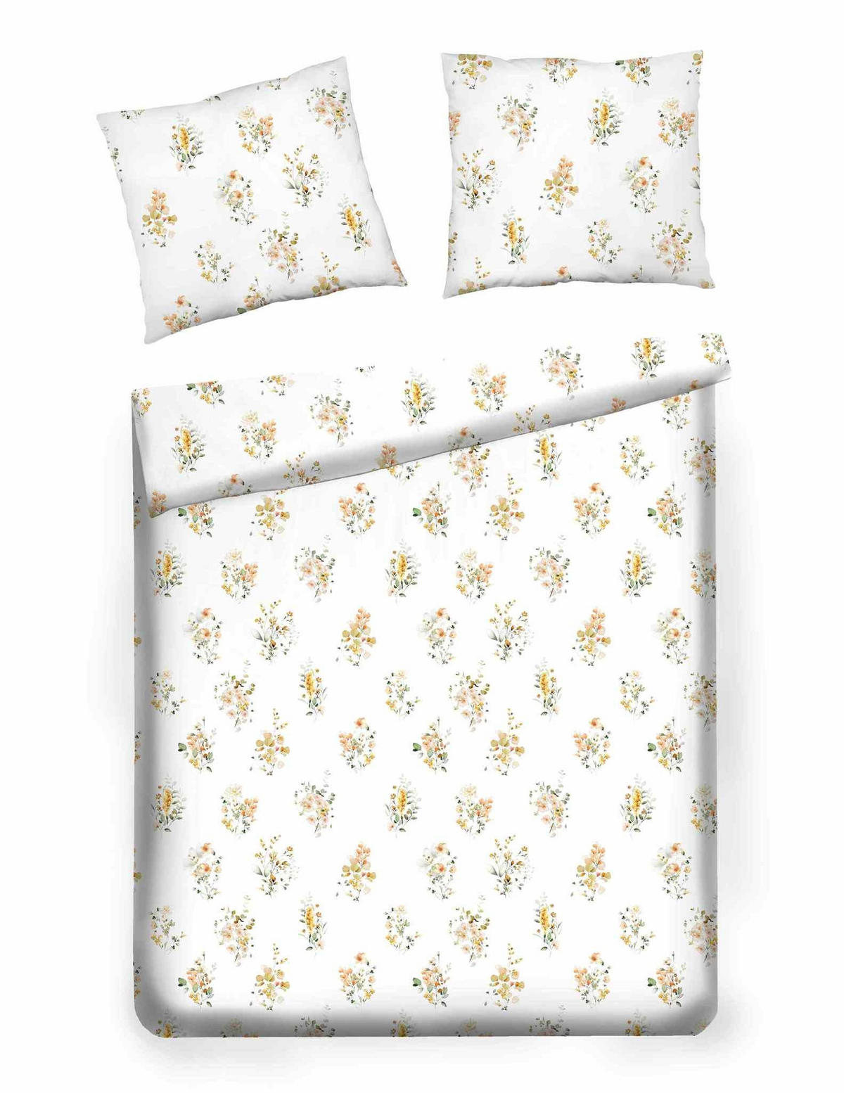 BETTWÄSCHE Senita - Weiß, Textil (160/200cm) - home&you