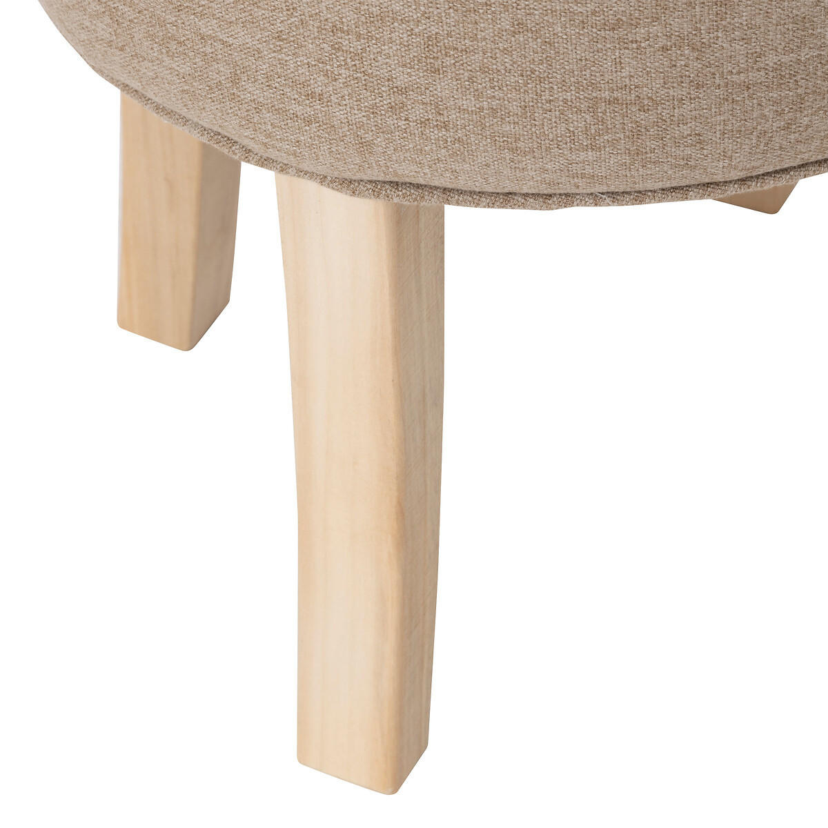 POLSTERHOCKER für Schminktisch Adriel 35/35/35 cm - Beige, Holz (35/35/35cm) - Atmosphera Createur d´interieur
