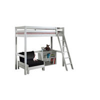 HOCHBETT Karolina 209x190x165 aus Massivholz+MDF in Weiß - Weiß, Holz (90/200cm) - 58aufmkessel