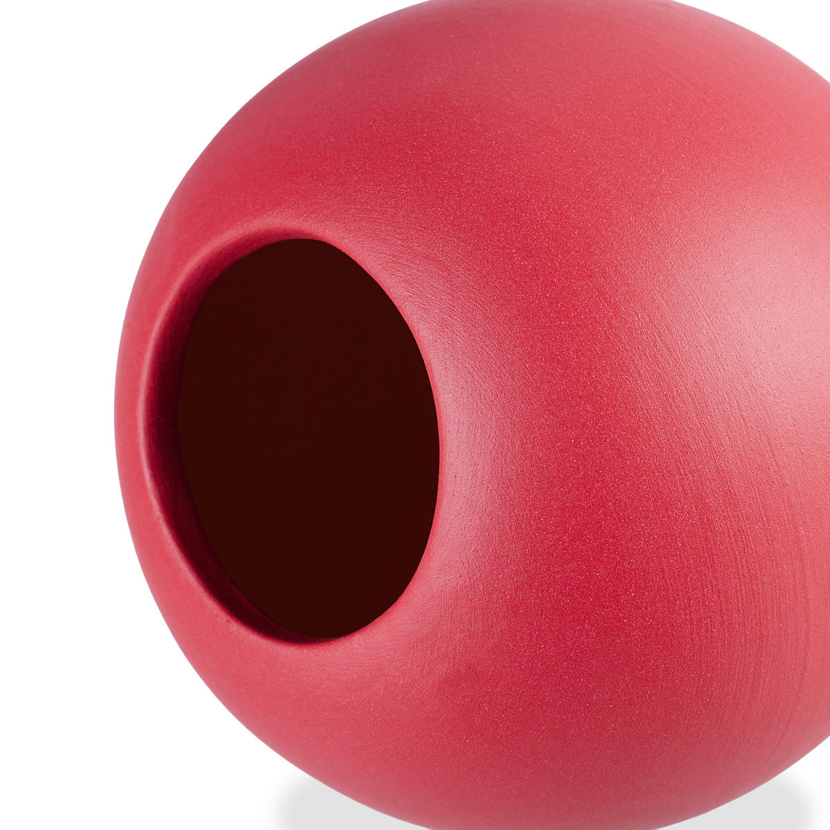 4XTONKEGEL - Hellbraun/Rot, Keramik (9/18/9cm) - Relaxdays