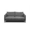 SOFA VILT 2,5-Sitzer, dunkelgrau - Dunkelgrau/Schwarz, Holzwerkstoff/Kunststoff (202/89/94cm) - Courtois Laville