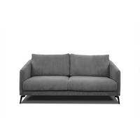 SOFA VILT 2,5-Sitzer, dunkelgrau - Dunkelgrau/Schwarz, Holzwerkstoff/Kunststoff (202/89/94cm) - Courtois Laville