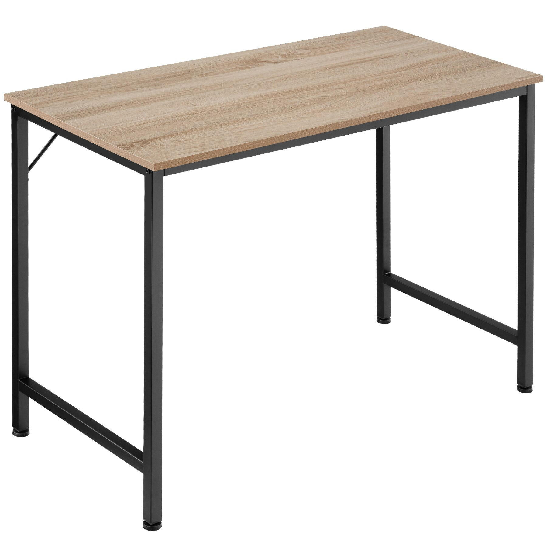 SCHREIBTISCH Jenkins, Höhe 75, 5 cm, Industrial Holz hell, Eiche Sonoma - Naturfarben, Holzwerkstoff (50/100/75.5cm) - tectake