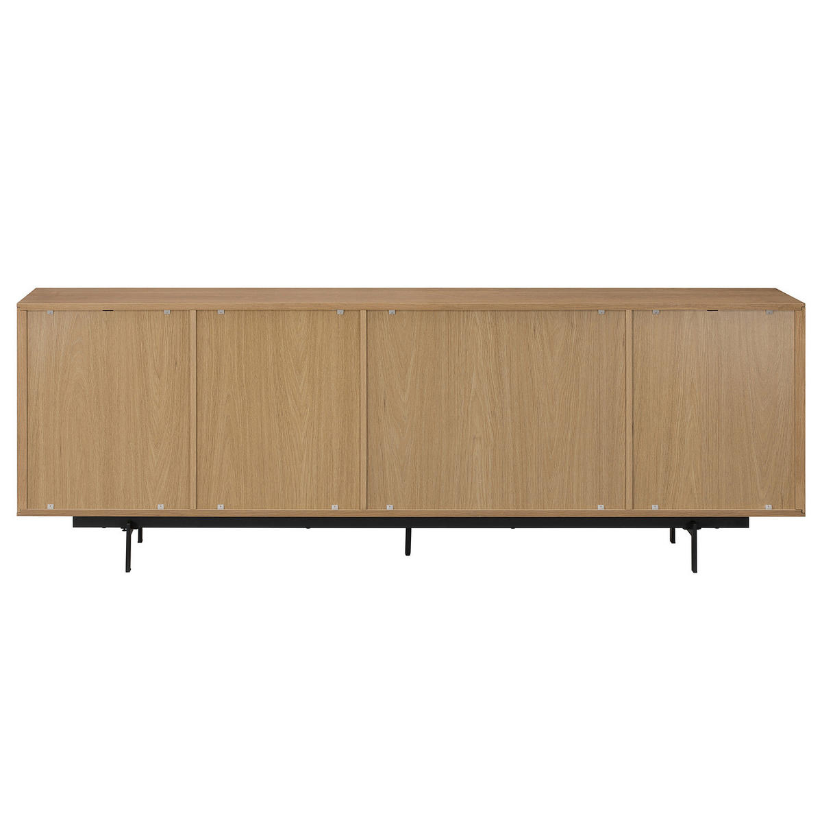 FURNIERTES SIDEBOARD - Eichefarben, Holzwerkstoff/Metall (209/72/45cm) - home24