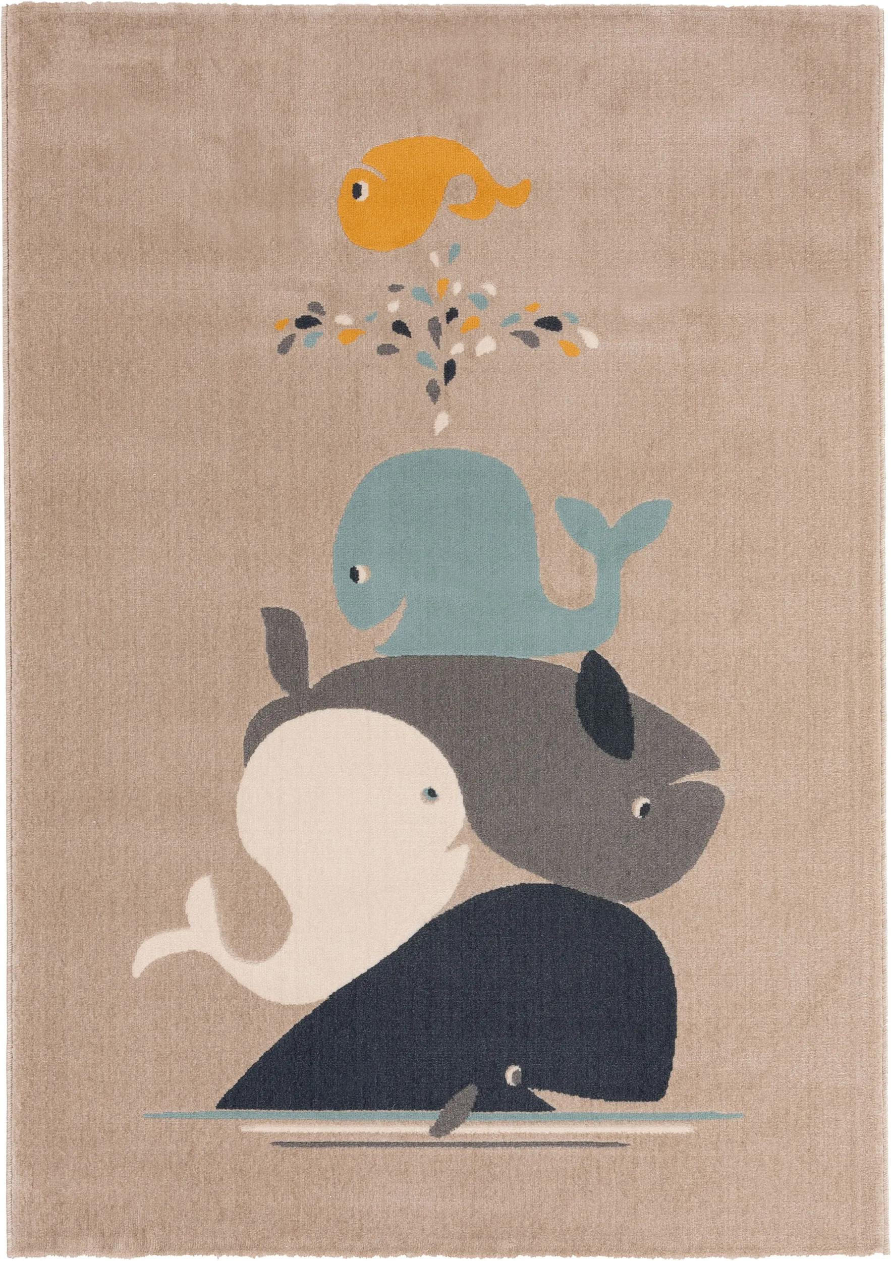 benuta Kinderteppich Beige 160x230 cm